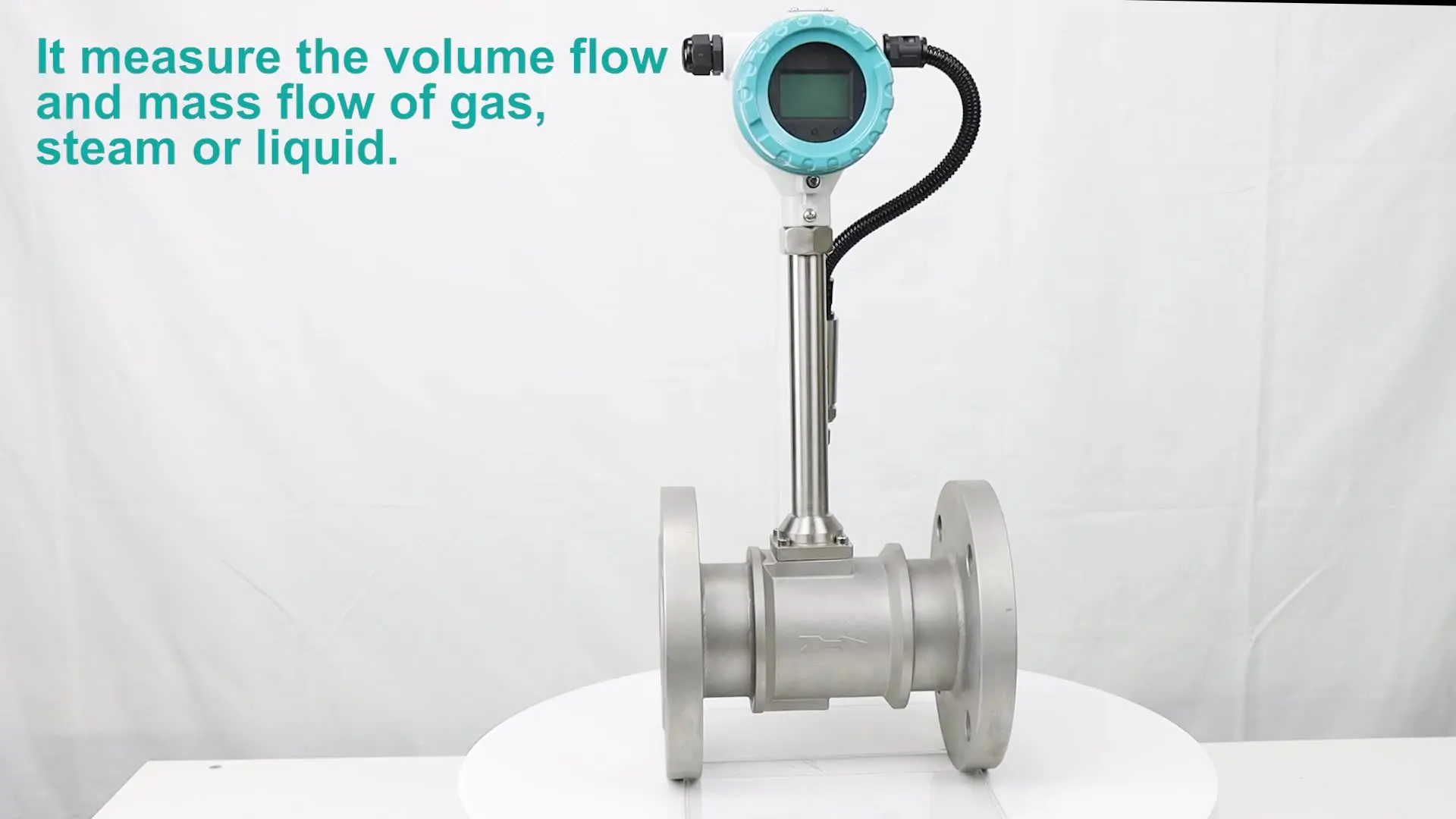 

RS485 compressed air gas co2 flow meter Carbon dioxide nitrogen argon vortex flow meter for boiler steam vortex flowmeter price
