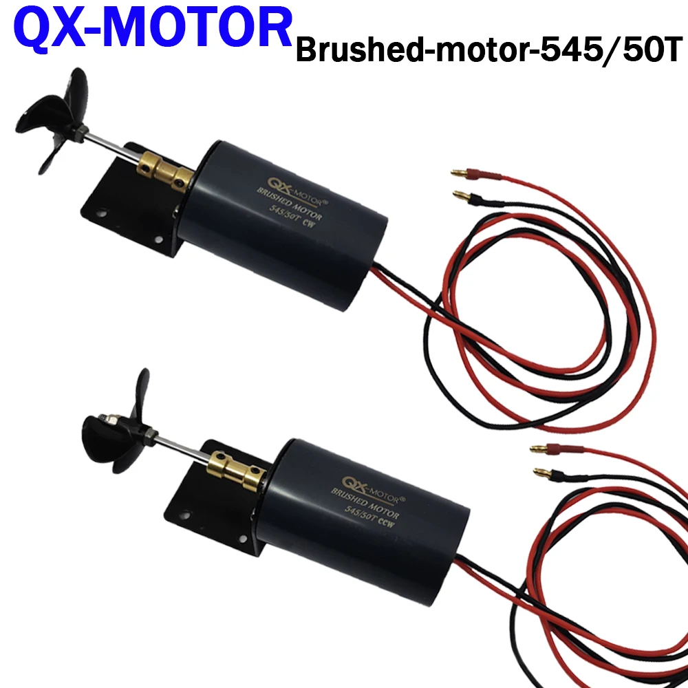 Подводный пропеллер QX-motor 545/50T 12 в 16 в вращающийся по часовой стрелке/против часовой стрелки щеточный двигатель для беспилотного/гнездового лодки/дистанционного управления/утиной лодки 
Подводный пропеллер QX-motor 545/50T 12 в 16 в вращающийся по часовой стрелке/против часовой стрелки щеточный двигатель для беспилотного/гнездового лодки/дистанционного управления/утиной лодки