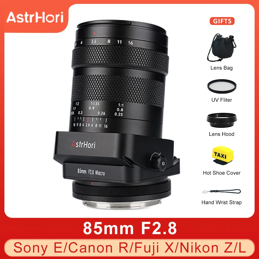 AstrHori 85 мм F2.8 Полнокадровый макрообъектив с функцией наклона и переключения для Sony E Nikon Z Fuji X Canon R RF EOSR Leica L Sigma L Mount
AstrHori 85 мм F2.8 Полнокадровый макрообъектив с функцией наклона и переключения для Sony E Nikon Z Fuji X Canon R RF EOSR Leica L Sigma L Mount