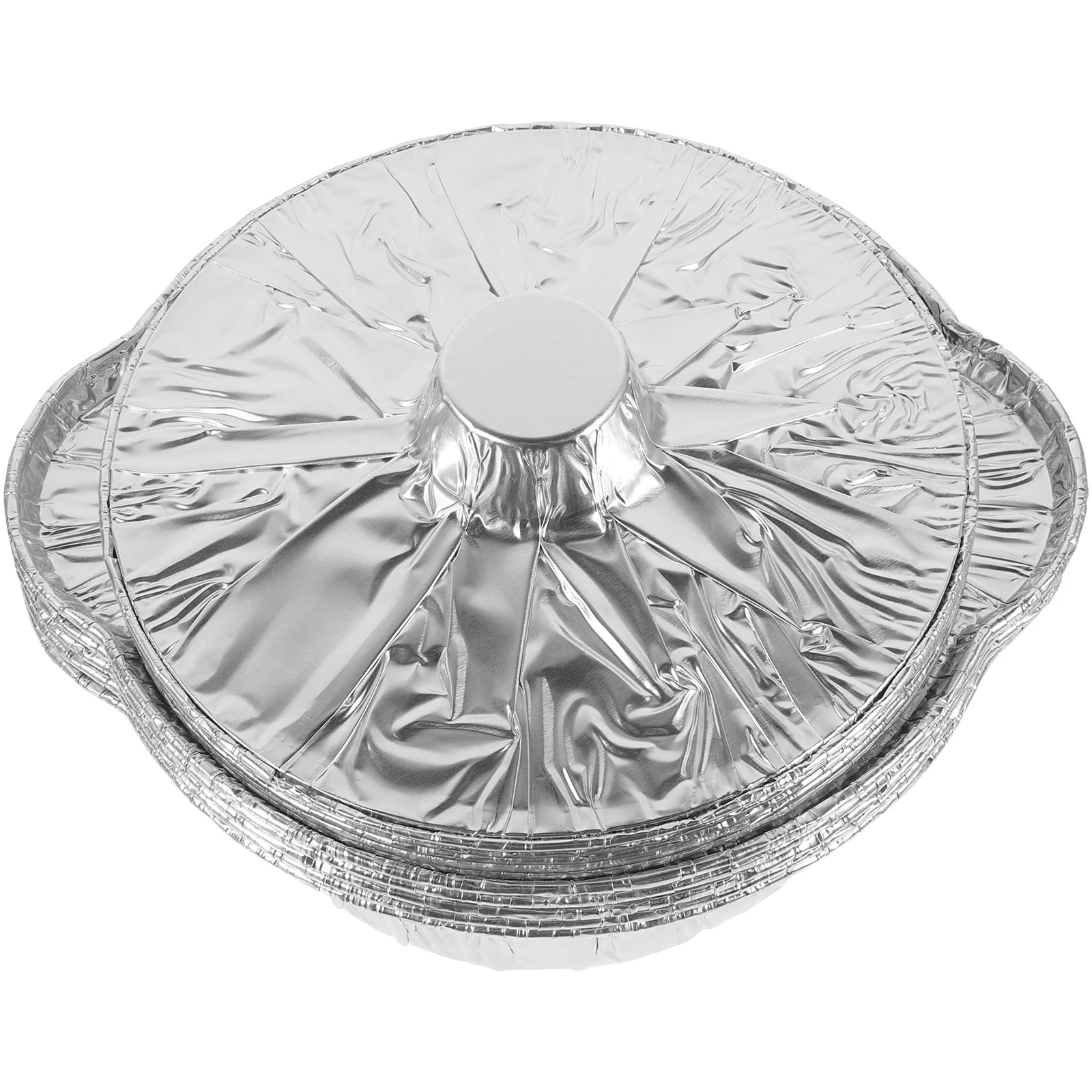 

Aluminum Foil Pans Foil Food Pots Cake Containers Barbecue Grill Pots Cake Mold Bakewares seasoning cup Baking Supply