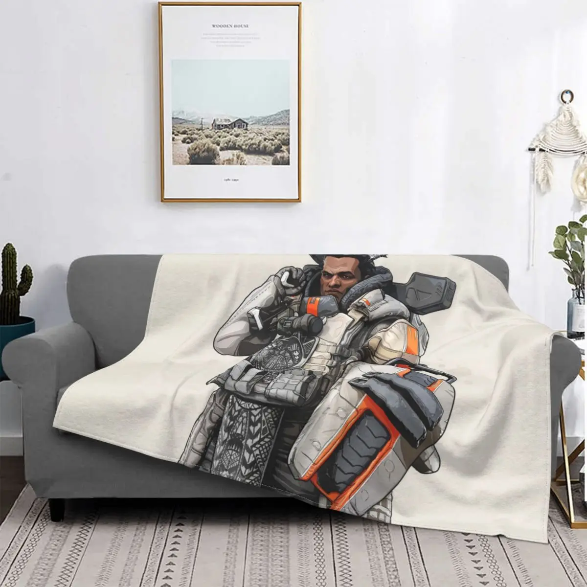

Одеяло Из Гибралтара Apex Legends, флисовое плюшевое одеяло для крипто-стрельбы, легкие ультрамягкие одеяла для кровати, плюшевое тонкое одеяло