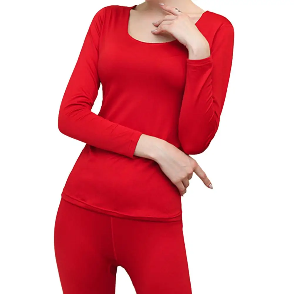 Women Winter Thermal Underwear Set No-Trace Seamless Fleece Sleepwear Ladies Solid Color Bottom Wear Soft Elasticity Nightwear
Women Winter Thermal Underwear Set No-Trace Seamless Fleece Sleepwear Ladies Solid Color Bottom Wear Soft Elasticity Nightwear