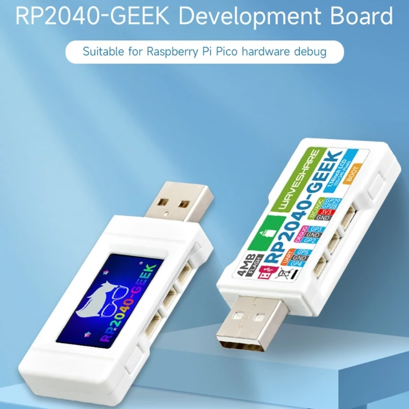 Мощная макетная плата RP2040 GEEKs с 1,14-дюймовым ЖК-дисплеем с разрешением 240×135 и 65 тыс. цветов. Раскройте свой творческий потенциал
Мощная макетная плата RP2040 GEEKs с 1,14-дюймовым ЖК-дисплеем с разрешением 240×135 и 65 тыс. цветов. Раскройте свой творческий потенциал