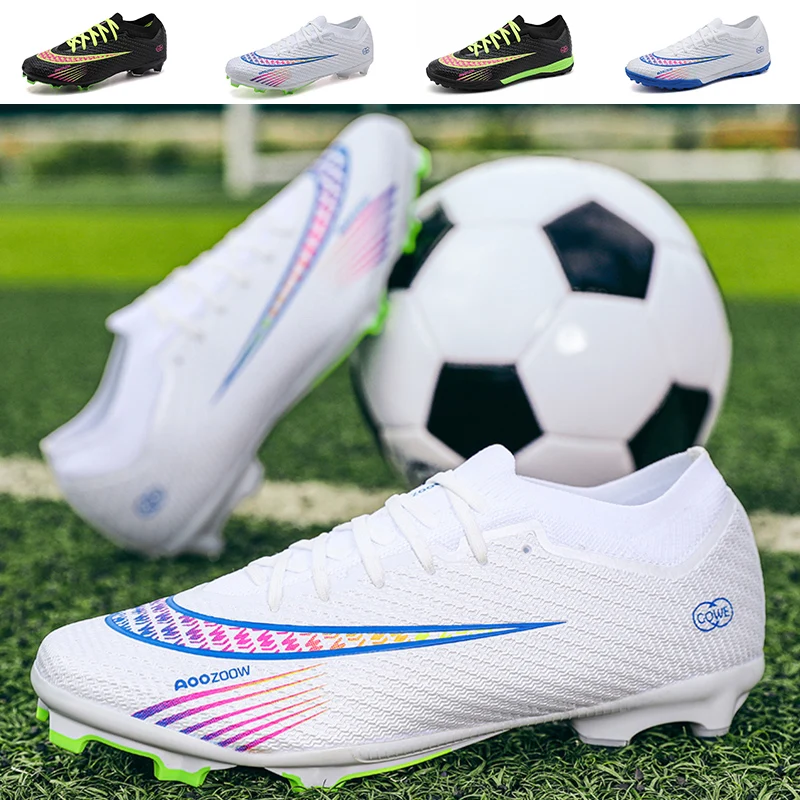 

Обувь для футбола, бутсы футбольные,спортивная обувь для тренировок на открытом воздухе, унисекс, футбольная обувь для детей, высокое качество, футбольные бутсы Fg Tf