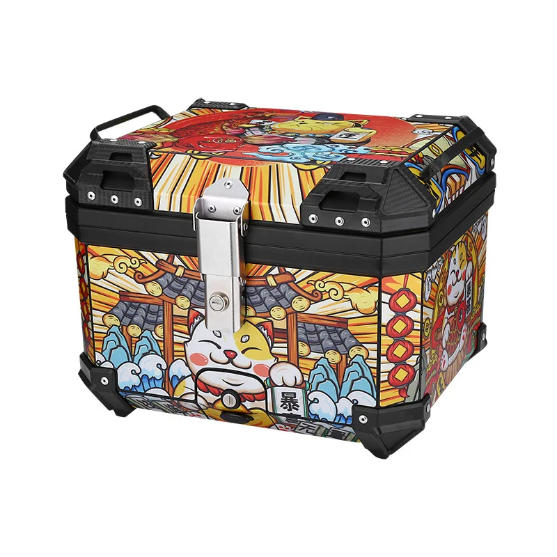 Motorcycle Rear Top Case Moto Luggage Storage Tail Box Waterproof Motorcycle Trunk Key Lock Tool Box ABS 45L
Motorcycle Rear Top Case Moto Luggage Storage Tail Box Waterproof Motorcycle Trunk Key Lock Tool Box ABS 45L