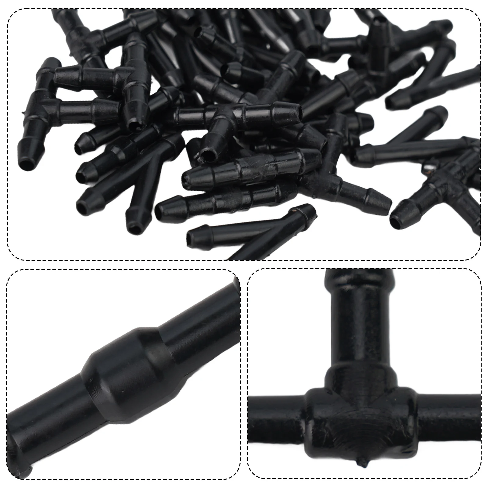Tube Connector Hose Universal Fittings Joiner Nozzle Pipe Splitter T/Y/I Type Water Windshield 36pcs High Quality
Tube Connector Hose Universal Fittings Joiner Nozzle Pipe Splitter T/Y/I Type Water Windshield 36pcs High Quality