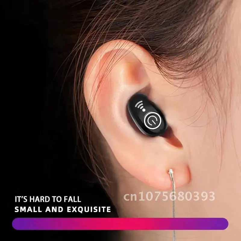 

Mini Wireless Earphone In-Ear Bluetooth Headphone With Micphone Sports Headset Handsfree Stereo Earbud For Phone 1pc