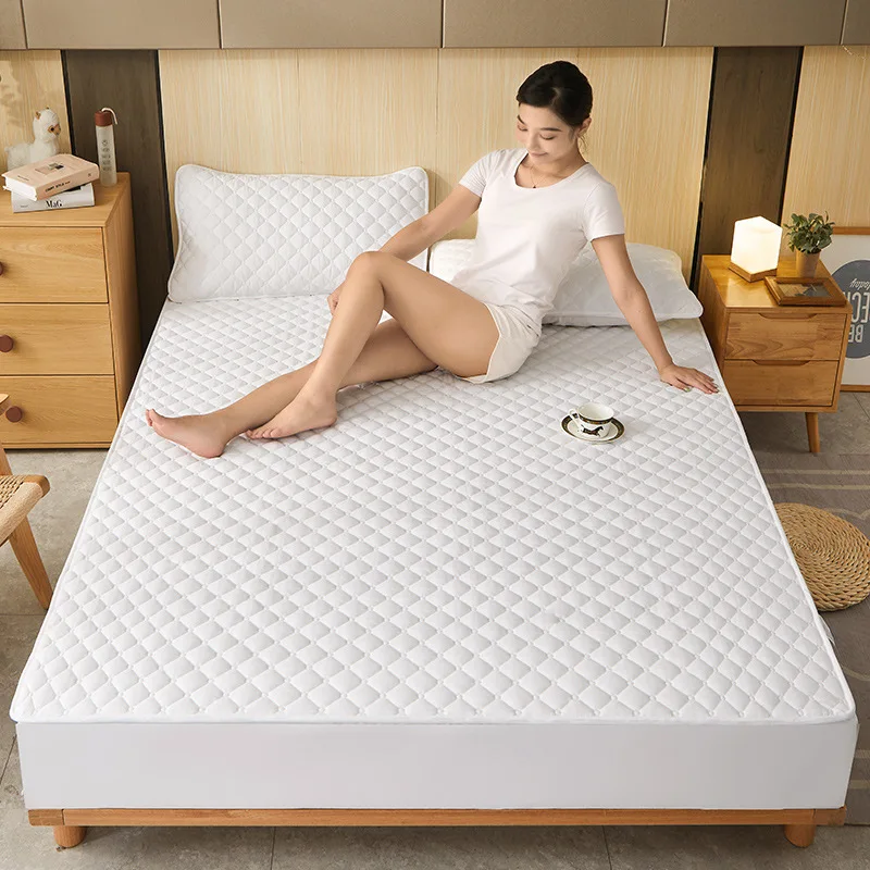 High-Quality Quilted Mattress Cover Solid Color Mattress Cover Protector Bedding Sheets Quilted Custom Size Mattress Pad
High-Quality Quilted Mattress Cover Solid Color Mattress Cover Protector Bedding Sheets Quilted Custom Size Mattress Pad
