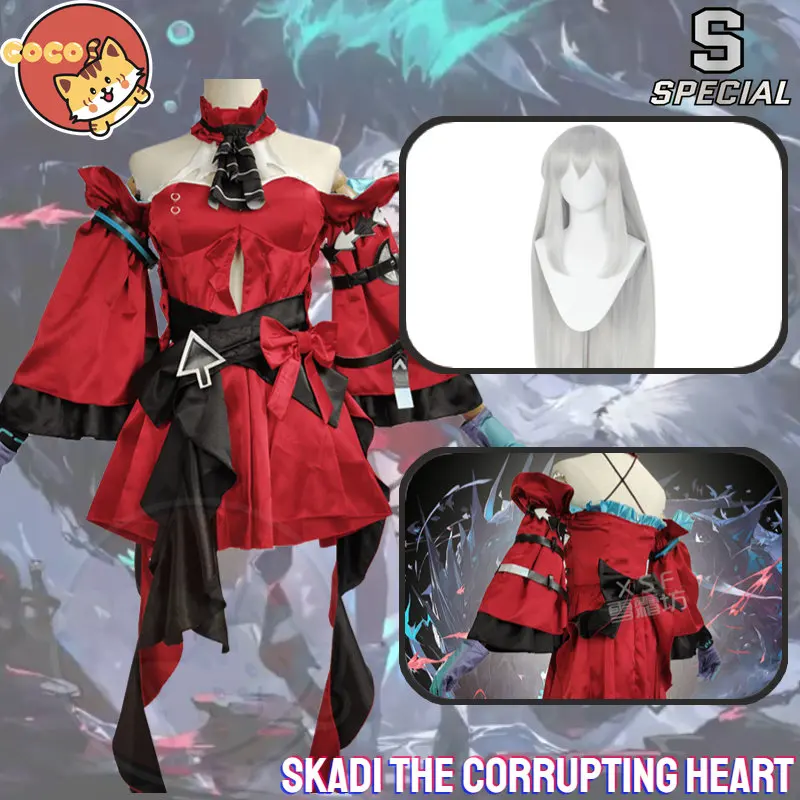 CoCos-S Game Arknights Skadi The Corrupting Heart Cosplay Costume Game Cos Skadi The Corrupting Heart Red Dress Costume with Wig
CoCos-S Game Arknights Skadi The Corrupting Heart Cosplay Costume Game Cos Skadi The Corrupting Heart Red Dress Costume with Wig