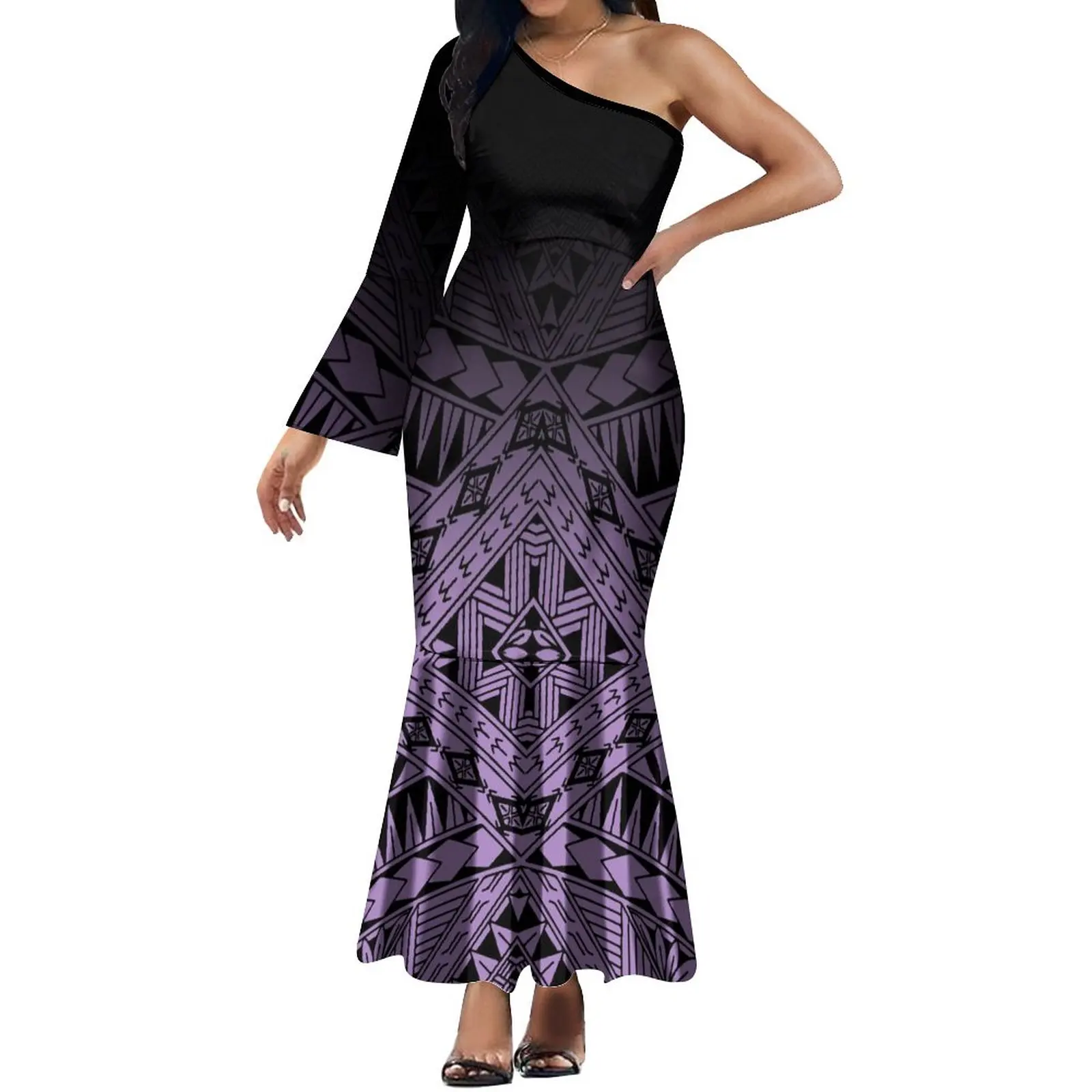 Polynesian Full-Length Dress One-Shoulder Elegant Temperament Dress Party Custom Dress 2023 Fashion Women's Dress
Polynesian Full-Length Dress One-Shoulder Elegant Temperament Dress Party Custom Dress 2023 Fashion Women's Dress