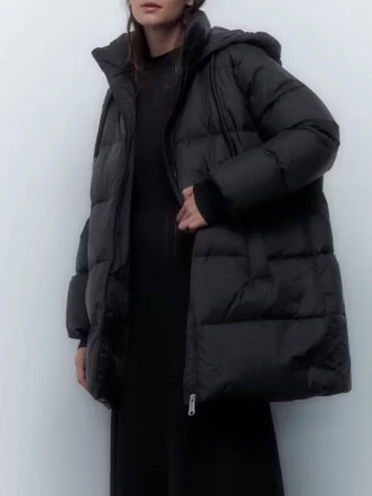 2023 Women Winter Parkas Jackets Coats Casual Solid Hooded Thickened down cotton Wram Female Elegant Street Parka Outerwear
2023 Women Winter Parkas Jackets Coats Casual Solid Hooded Thickened down cotton Wram Female Elegant Street Parka Outerwear