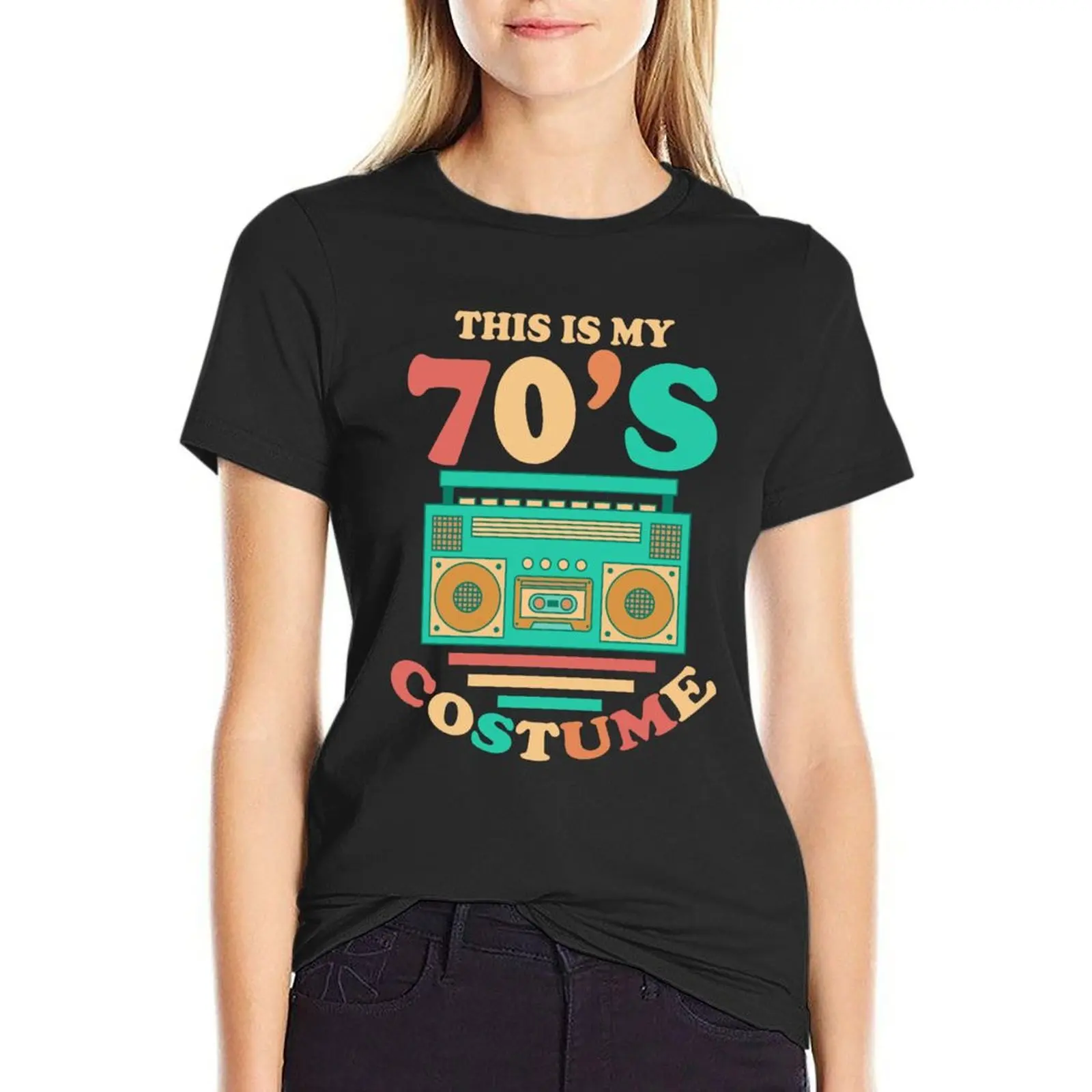 

This Is My 70s Costume Shirt 1970s Retro Vintage 70s Party T-shirt aesthetic clothes cute tops t-shirts for Women cotton
