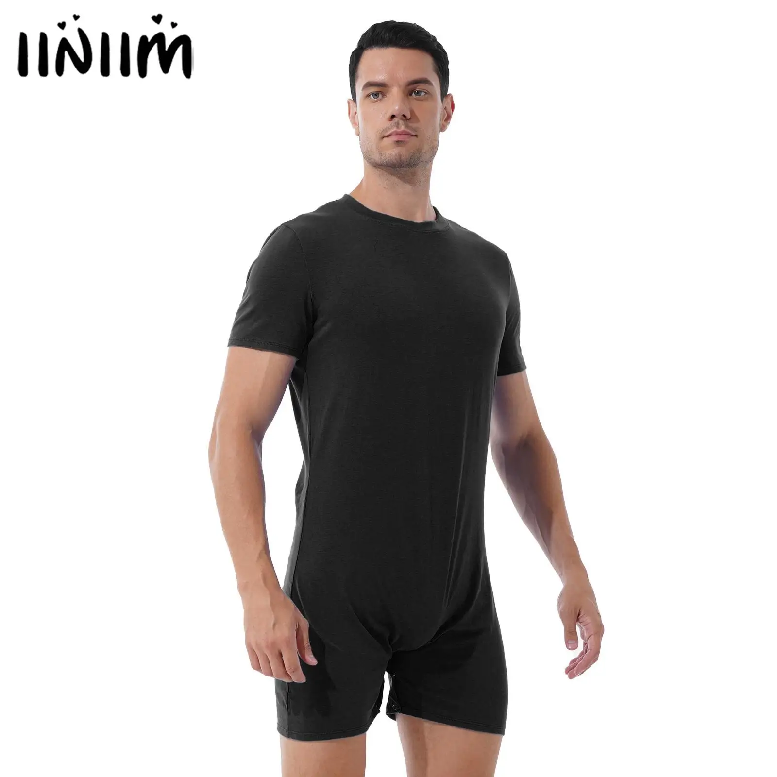 Men Round Neck Short Sleeve Jumpsuit Summer Sports Exercise Running Casual One-pieces Rompers Bodysuit
Men Round Neck Short Sleeve Jumpsuit Summer Sports Exercise Running Casual One-pieces Rompers Bodysuit