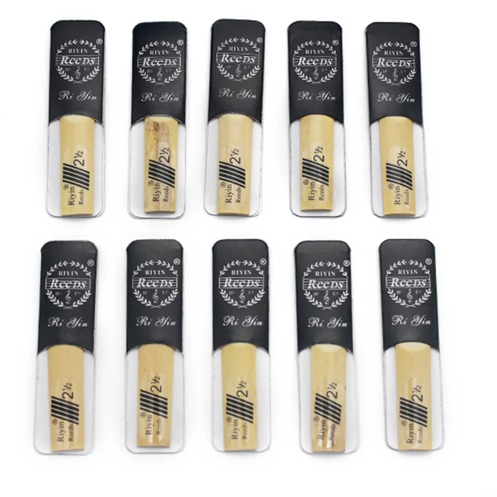 10Pcs Bb Clarinet Reeds Strength 2 2.5 3 Woodwind Instrument Clarinet Accessorie B Flat Clarinet Reed Woodwind Instrument Parts
10Pcs Bb Clarinet Reeds Strength 2 2.5 3 Woodwind Instrument Clarinet Accessorie B Flat Clarinet Reed Woodwind Instrument Parts