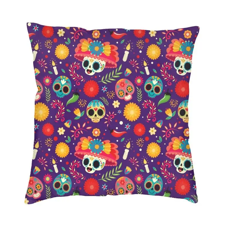 Custom Day Of The Dead Floral Pillow Cover Decoration 3D Double Side Printed Halloween Sugar Skull Cushion Cover for Sofa
Custom Day Of The Dead Floral Pillow Cover Decoration 3D Double Side Printed Halloween Sugar Skull Cushion Cover for Sofa