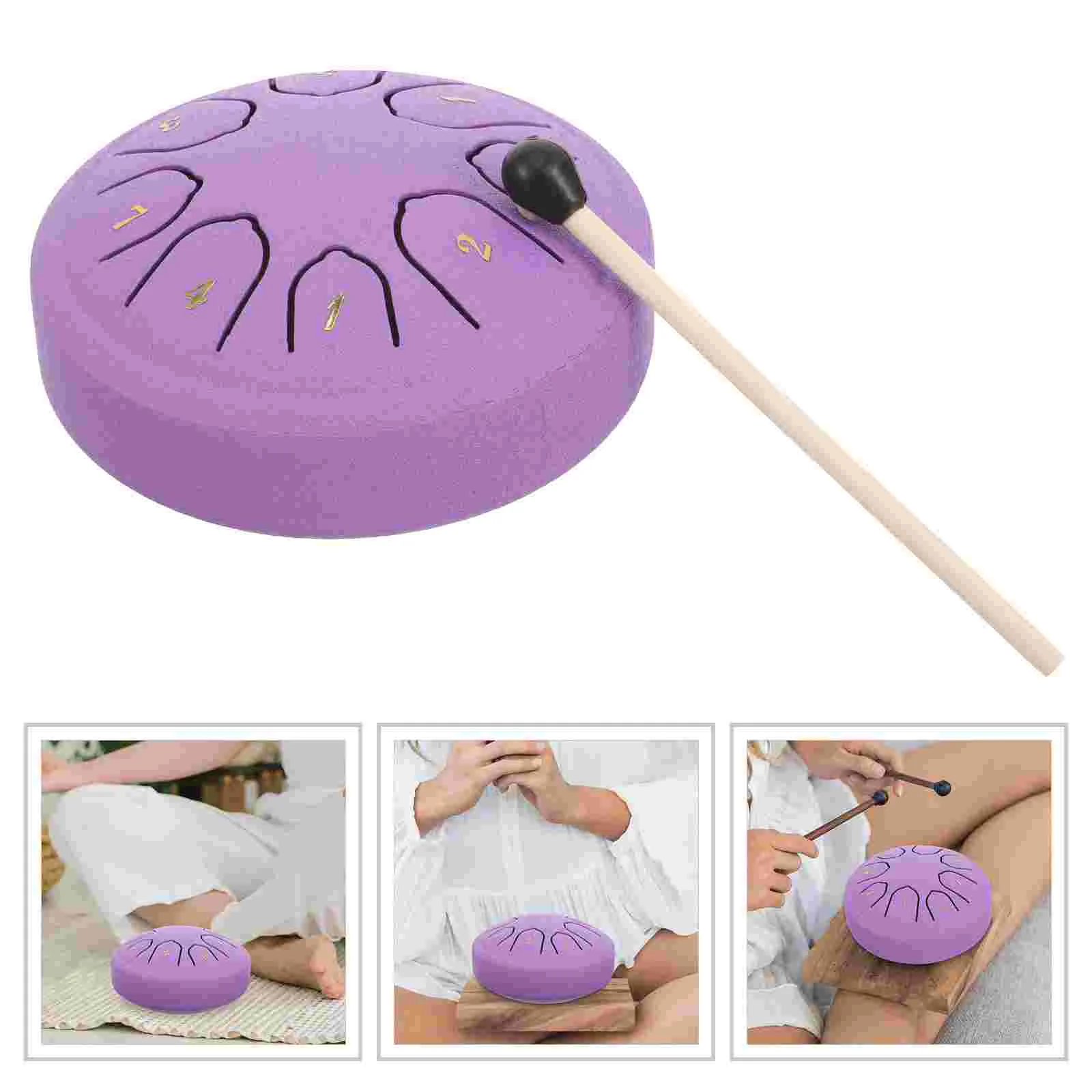 1 Set Steel Tongue Drum with Mallet Hand Drum Meditation Drum Percussion Instrument
1 Set Steel Tongue Drum with Mallet Hand Drum Meditation Drum Percussion Instrument