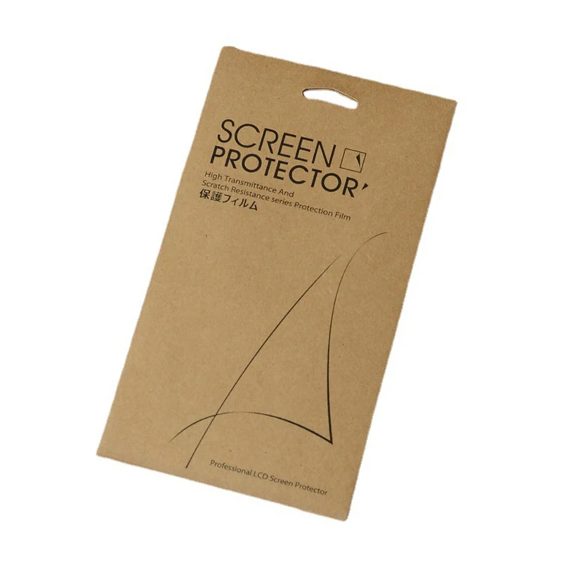 

200Pcs Tempered Glass Screen Protector Kraft Paper Bag Universal Retail Packaging Box For Iphone Samsung Xiaomi