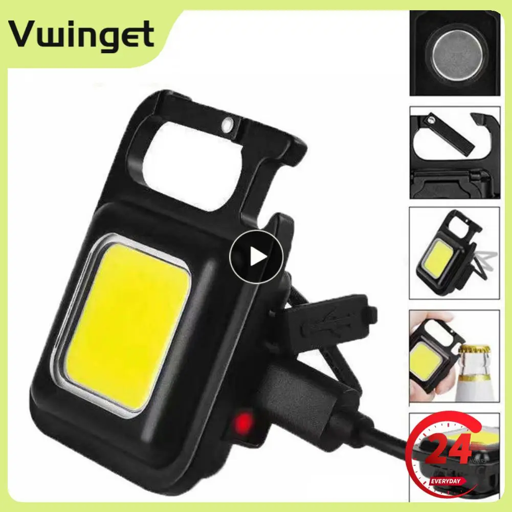 Mini LED Flashlight Keychain Multifunctional Portable COB Work Keychains Light USB Rechargeable Outdoor Work Camping Flishlamp
Mini LED Flashlight Keychain Multifunctional Portable COB Work Keychains Light USB Rechargeable Outdoor Work Camping Flishlamp