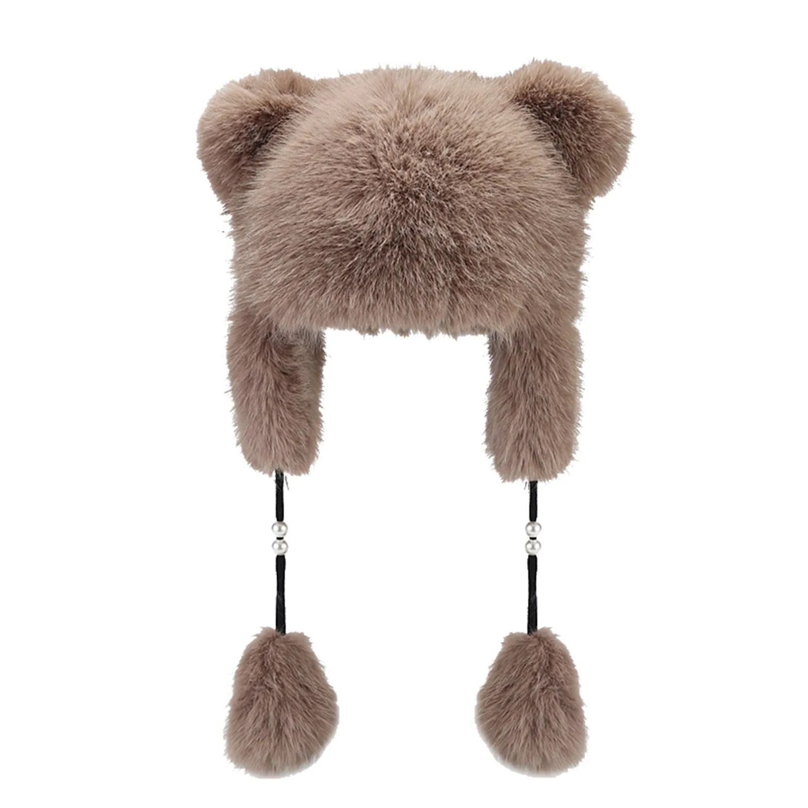 Winter Double Layer Thickened Plush Lei Feng Hat For Women Cute Bear Ears Warm Ear Hat Cold Proof Pullover Hat
Winter Double Layer Thickened Plush Lei Feng Hat For Women Cute Bear Ears Warm Ear Hat Cold Proof Pullover Hat