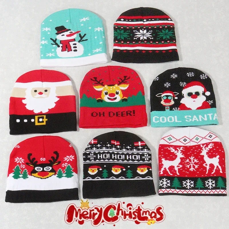 Unisex Christmas Knitted Hat Womens Xmas Beanie Cap Winter Warm Beanie Sweater Hat with Colorful for Christmas New Year Gifts
Unisex Christmas Knitted Hat Womens Xmas Beanie Cap Winter Warm Beanie Sweater Hat with Colorful for Christmas New Year Gifts