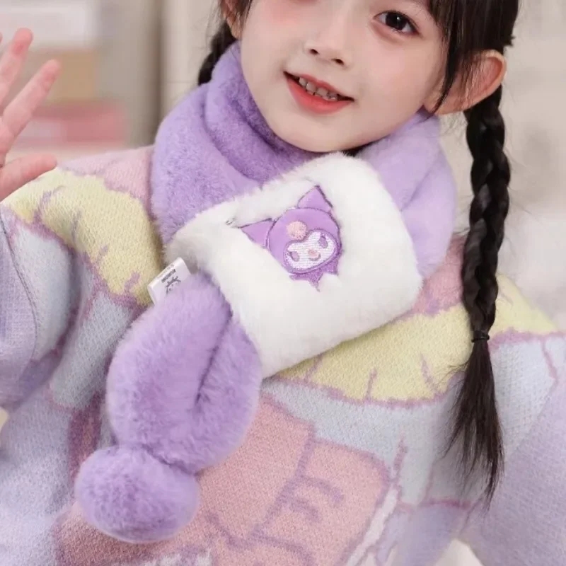 Hello Kitty Sanrio Kuromi Scarf My Melody Cinnamoroll Kawaii Cute Cartoon Winter Children Plush Scarves Outdoor Warm Girl Gift
Hello Kitty Sanrio Kuromi Scarf My Melody Cinnamoroll Kawaii Cute Cartoon Winter Children Plush Scarves Outdoor Warm Girl Gift
