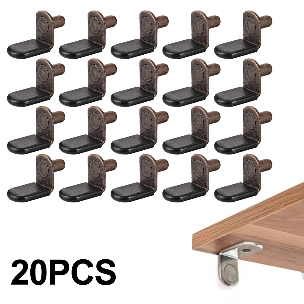 20Pcs Cabinet Shelf Board Bracket Support Studs Shelf Pegs Pins Plugs 6mm L-Shaped Red Bronze For Furniture Hardware Home Decor
20Pcs Cabinet Shelf Board Bracket Support Studs Shelf Pegs Pins Plugs 6mm L-Shaped Red Bronze For Furniture Hardware Home Decor