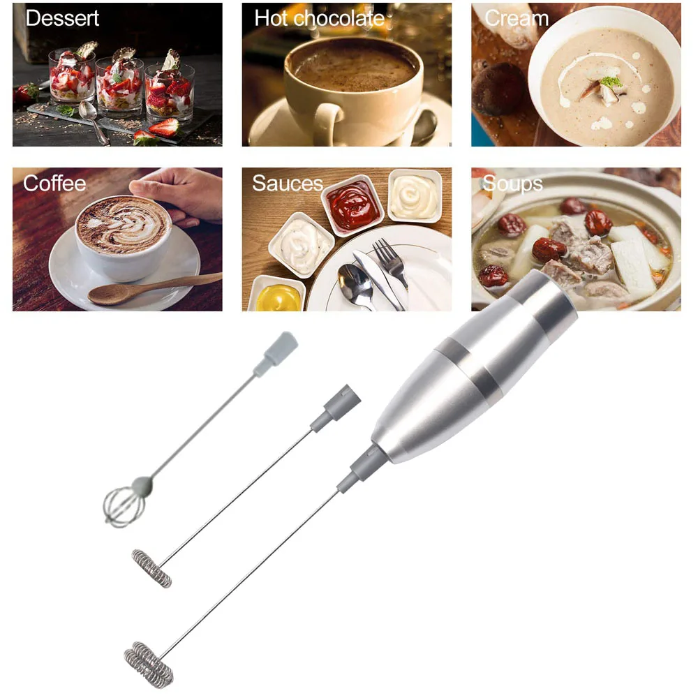 Electric Milk Frother Whisk Egg Beater USB Rechargeable Handheld Coffee Milk Shaker Mixer Foamer Food
Electric Milk Frother Whisk Egg Beater USB Rechargeable Handheld Coffee Milk Shaker Mixer Foamer Food