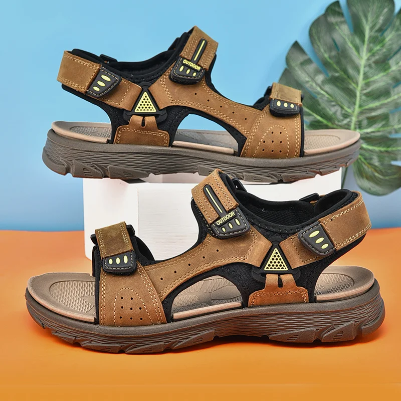 Mens Sandals Casual Summer Outdoor Fashion Beach Shoes Light Walking Platform Leather Luxury Slippers Sport Flat Students
Mens Sandals Casual Summer Outdoor Fashion Beach Shoes Light Walking Platform Leather Luxury Slippers Sport Flat Students