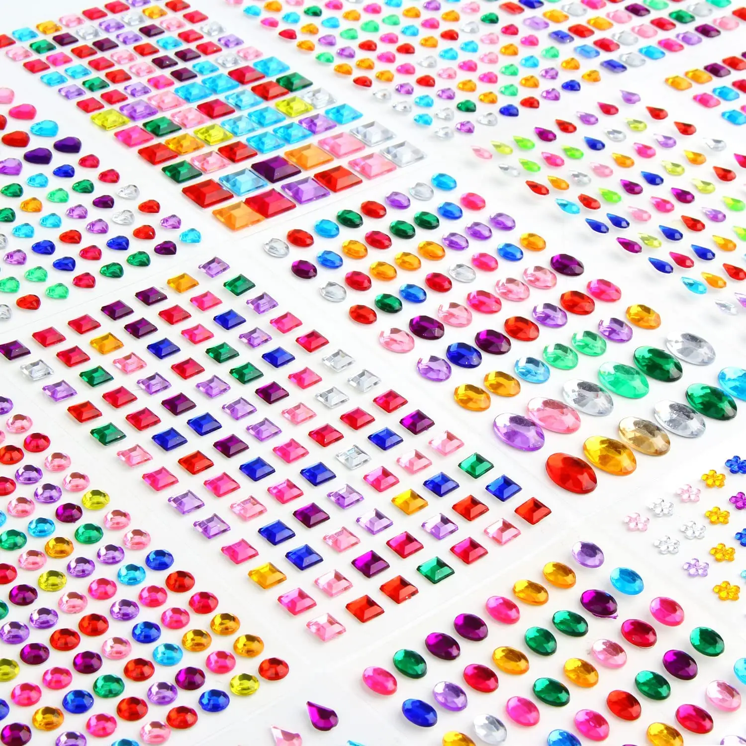 Sparkly Self-Adhesive 3D Gems Stickers For Kids Girls Bling Craft Jewels Acrylic Crystal Rhinestone Sticker Scrapbook DIY Toys
Sparkly Self-Adhesive 3D Gems Stickers For Kids Girls Bling Craft Jewels Acrylic Crystal Rhinestone Sticker Scrapbook DIY Toys