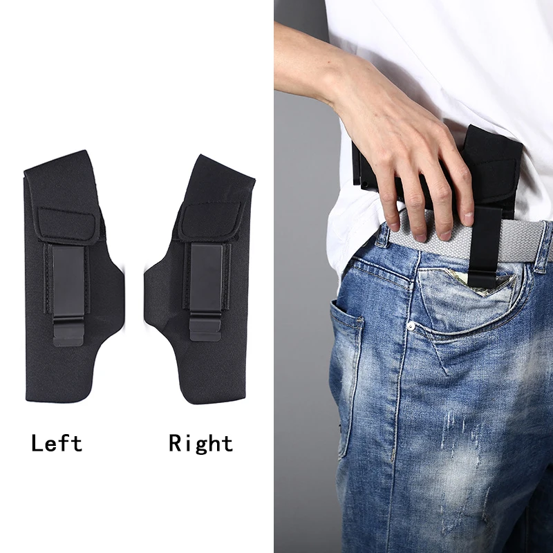 

Universal Tactical Gun Holster Concealed Carry Holsters Belt Metal Clip IWB OWB Holster Airsoft Gun Bag for All Size Handguns