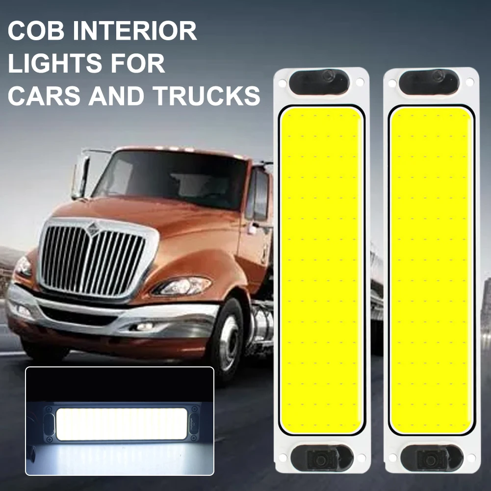 Car Interior Light 108SMD 12V-24V COB Readling Light LED Panel Light Bulb Car Dome Light Waterproof Self-Adhesive Truck Lamp
Car Interior Light 108SMD 12V-24V COB Readling Light LED Panel Light Bulb Car Dome Light Waterproof Self-Adhesive Truck Lamp