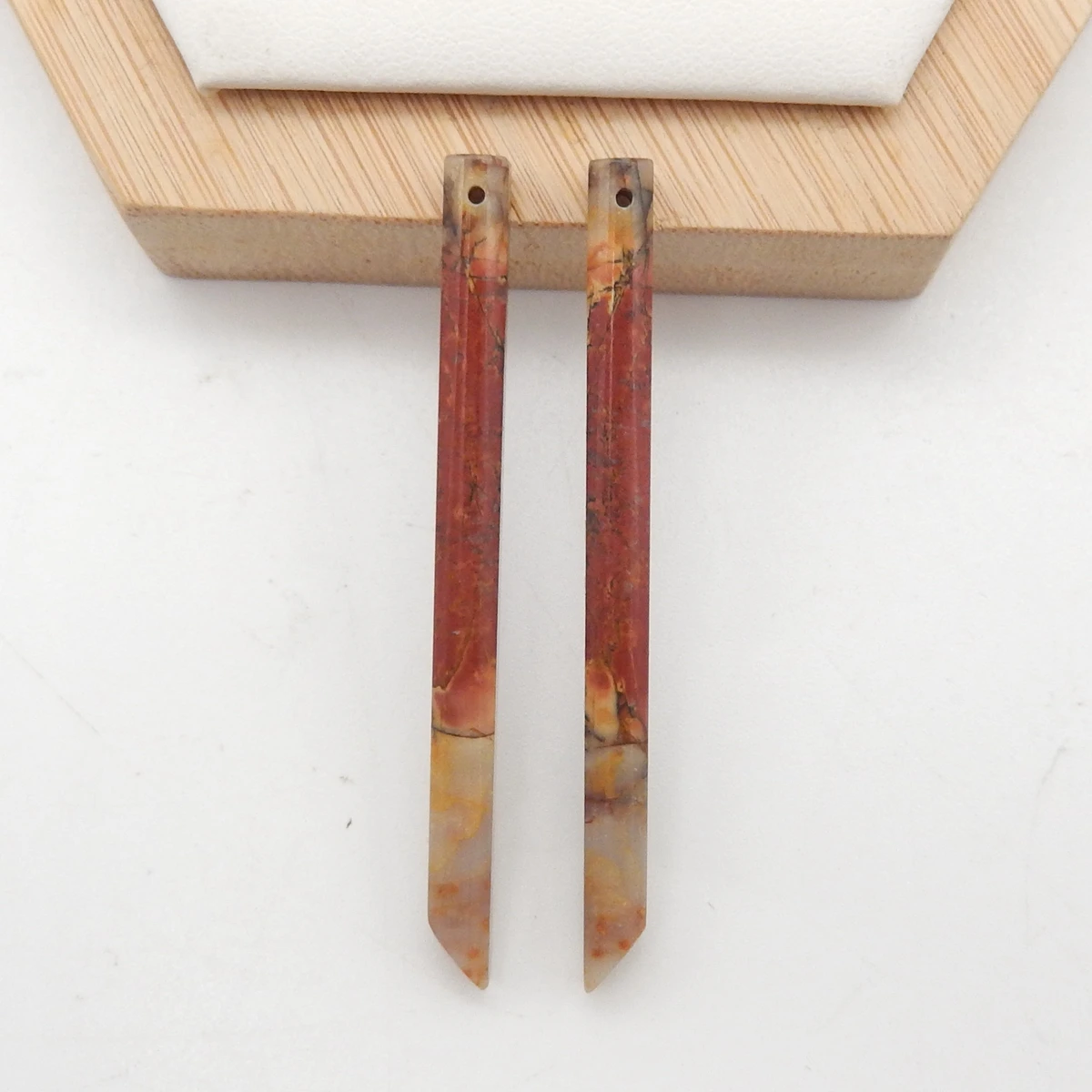 Natural Multi-color Picasso Jasper Dangle Earrings for Women, Long Earrings Beads for Jewelry Making, Gemstone Earrings 
Natural Multi-color Picasso Jasper Dangle Earrings for Women, Long Earrings Beads for Jewelry Making, Gemstone Earrings