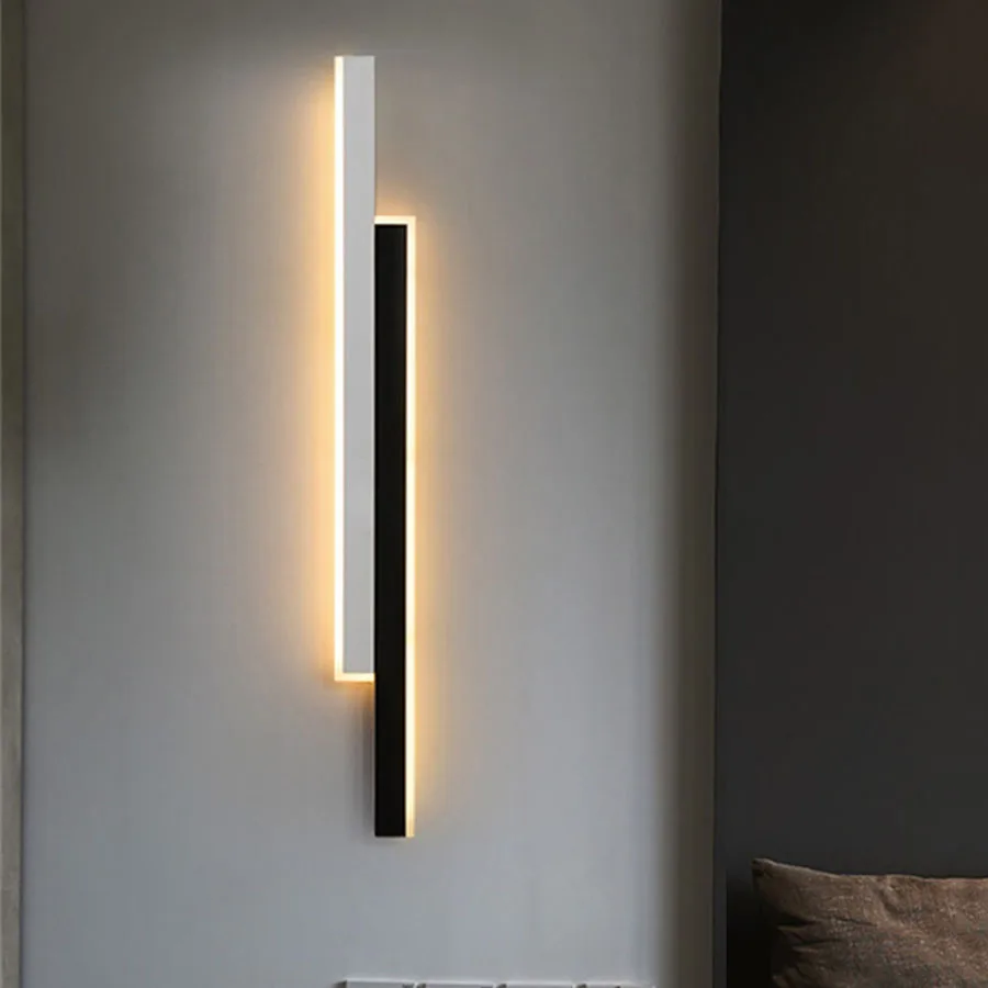 Modern Long Line Strip LED Wall Lamp Indoor Bedroom Bedside Sconces Hotel staircase corridor TV Background Wall Light
Modern Long Line Strip LED Wall Lamp Indoor Bedroom Bedside Sconces Hotel staircase corridor TV Background Wall Light