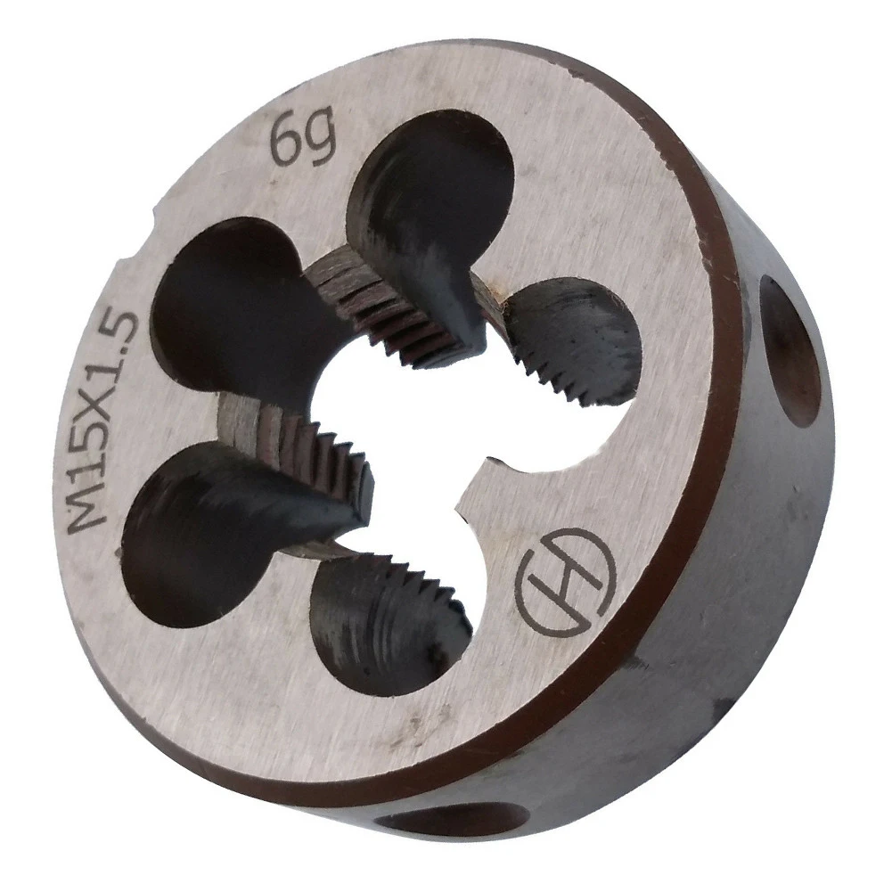 1pcs M15x1.5 Die Set RH Threading Tool Metric Thread Tap Die Set Right Hand High Speed Steel Hand Tools Accessories
1pcs M15x1.5 Die Set RH Threading Tool Metric Thread Tap Die Set Right Hand High Speed Steel Hand Tools Accessories