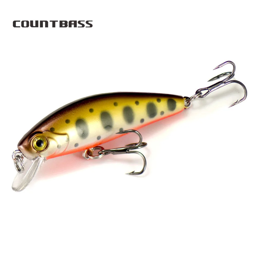 40mm/1.6" 50mm/2" Countbass Sinking Minnow Wobblers Lures for Fishing, Fixed Weight Trout Fishing Bait Jerk Baits Crankbait
40mm/1.6" 50mm/2" Countbass Sinking Minnow Wobblers Lures for Fishing, Fixed Weight Trout Fishing Bait Jerk Baits Crankbait