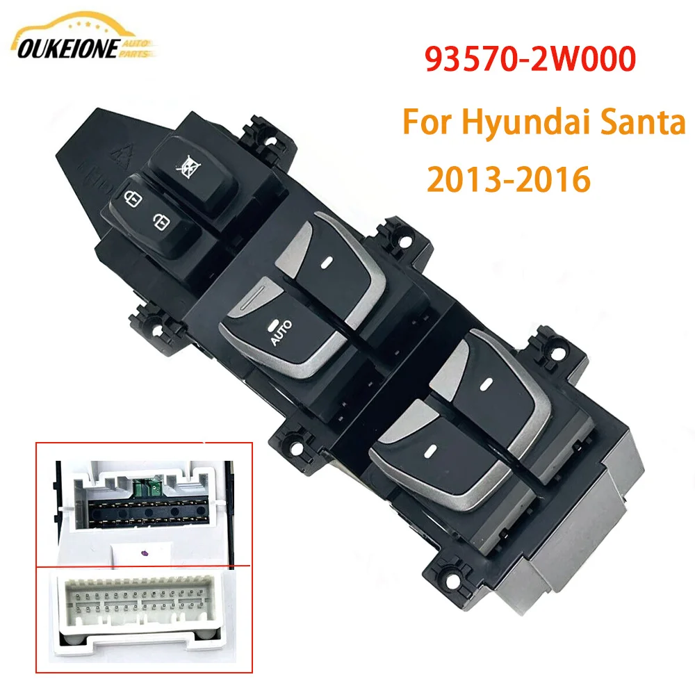Переключатель Стеклоподъемника передний левый Электрический для Hyundai Santa Fe IX45 DM 2013 2014 2015 2016 93570-2W000
Переключатель Стеклоподъемника передний левый Электрический для Hyundai Santa Fe IX45 DM 2013 2014 2015 2016 93570-2W000