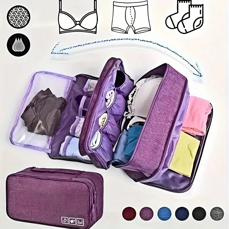 Travel Portable Storage Bag Lightweight Zipper Organizer Versatile Storage Bag For Underwear
Travel Portable Storage Bag Lightweight Zipper Organizer Versatile Storage Bag For Underwear