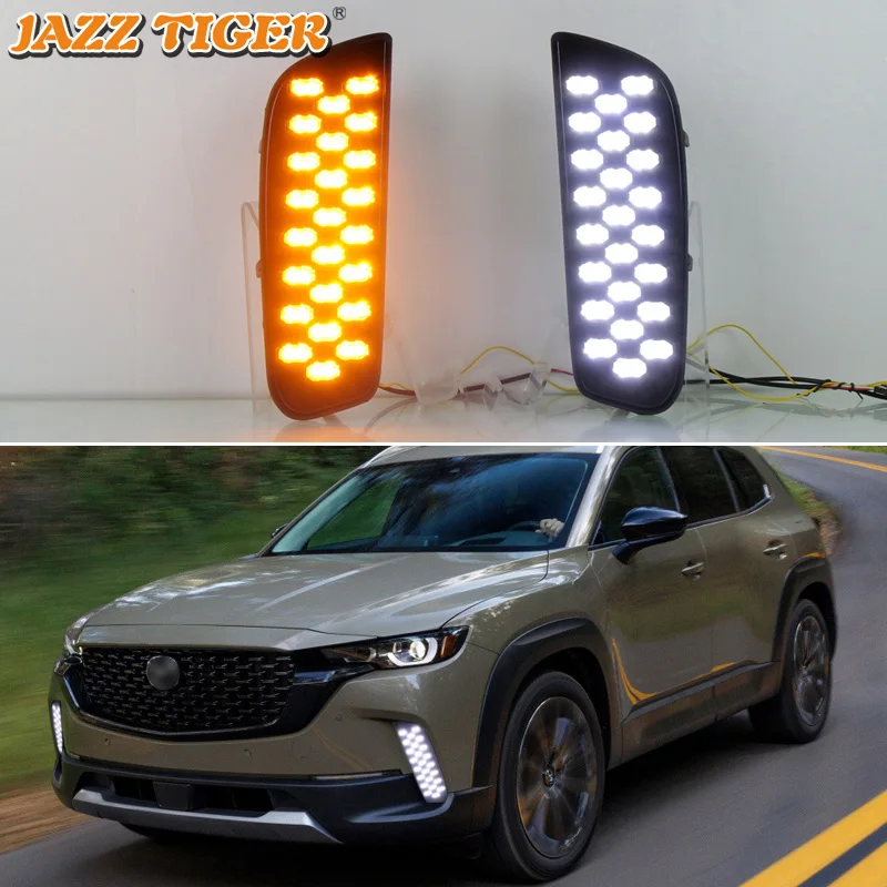 Dynamic Turn Signal Waterproof 12V Car DRL Lamp LED Daytime Running Light For Mazda CX-50 2022 2023
Dynamic Turn Signal Waterproof 12V Car DRL Lamp LED Daytime Running Light For Mazda CX-50 2022 2023
