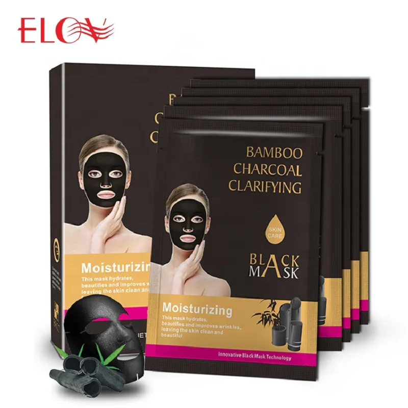 5 Pieces/Lot Organic Bamboo Charcoal Black Face Sheet Mask For Face Use Pore Cleaner Skin Whitening Moisturizing Facial Mask
5 Pieces/Lot Organic Bamboo Charcoal Black Face Sheet Mask For Face Use Pore Cleaner Skin Whitening Moisturizing Facial Mask