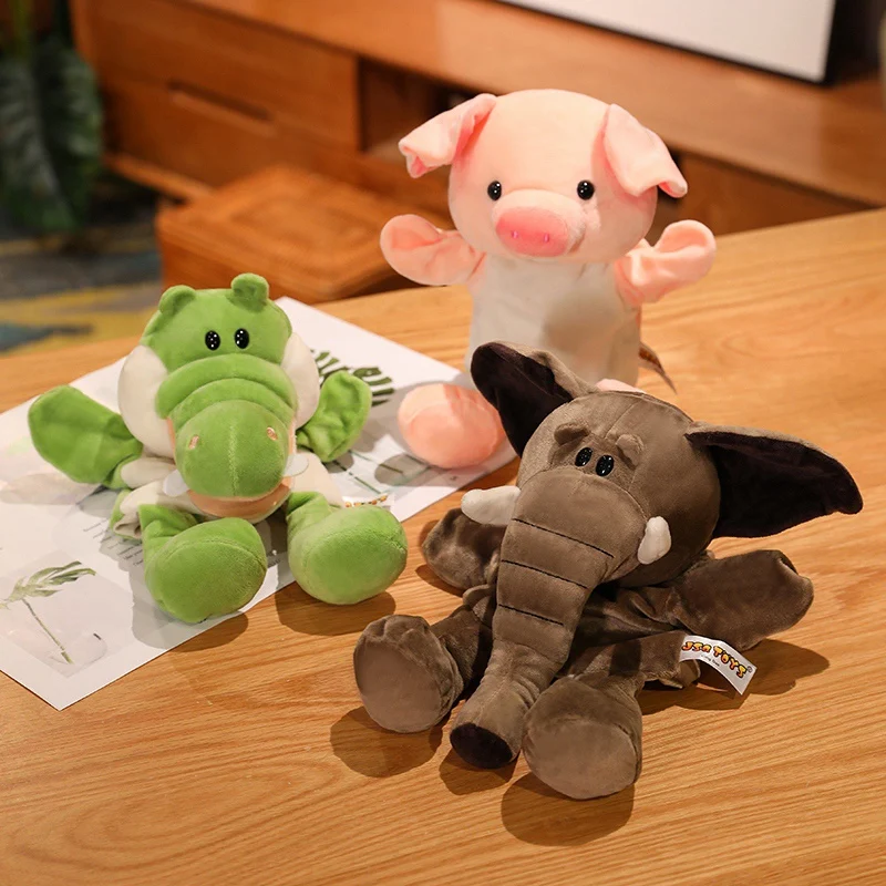 33cm Animals Hand Puppet Plush Toy Telling Story Dolls Cute Plushies Raccoon Hippo Elephant Educational Soft Kids Toys Gifts
33cm Animals Hand Puppet Plush Toy Telling Story Dolls Cute Plushies Raccoon Hippo Elephant Educational Soft Kids Toys Gifts