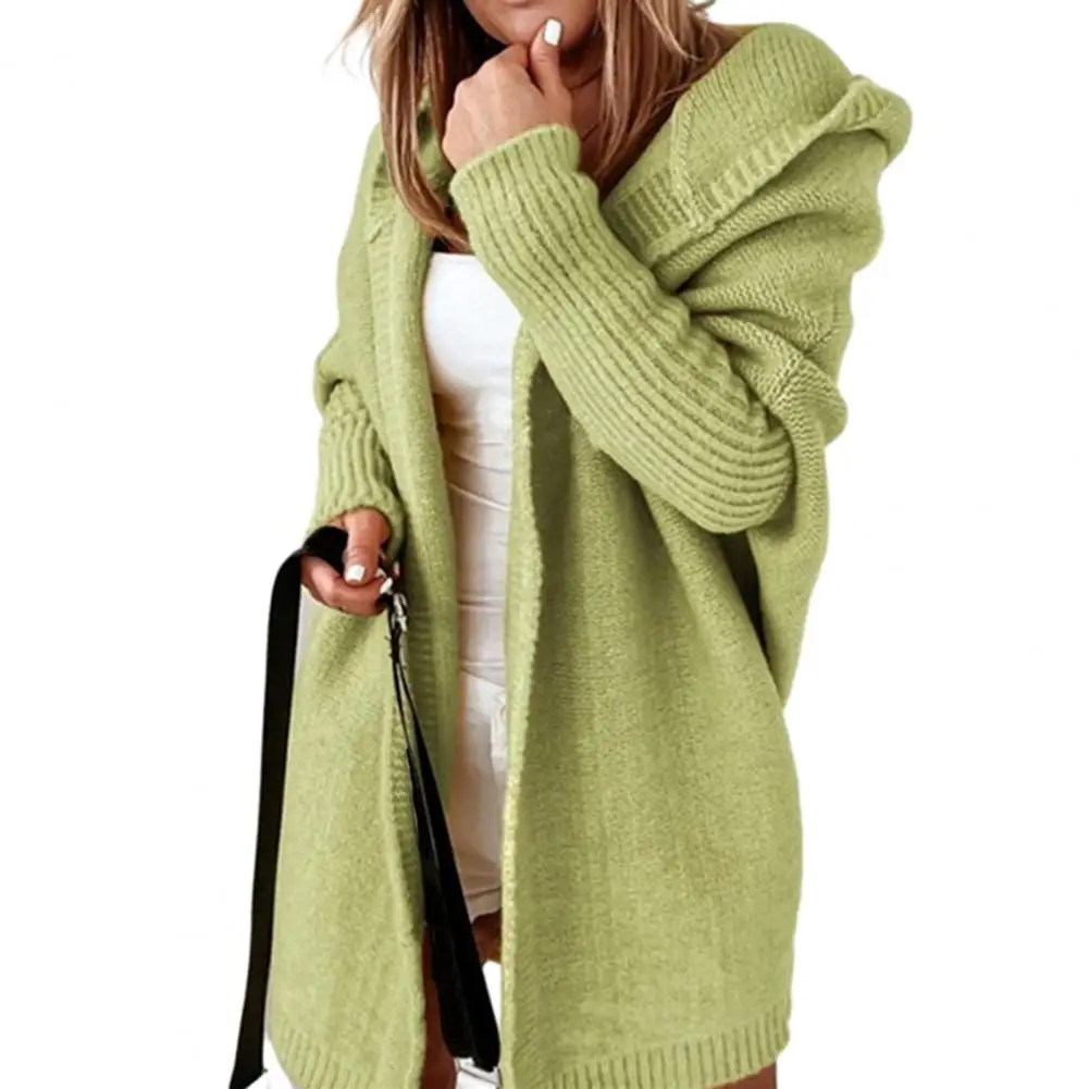 Women Sweater Coat Loose Hooded Bat Long Sleeve Knitted Cardigan Coat кардиган женский
Women Sweater Coat Loose Hooded Bat Long Sleeve Knitted Cardigan Coat кардиган женский