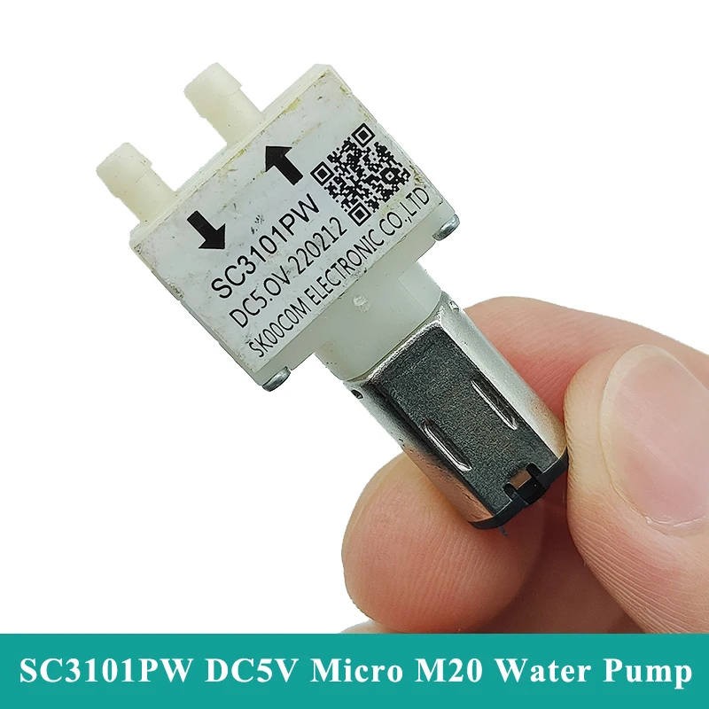 SKOOCOM SC3101PW Micro Water Pump DC 3V 3.7V 5V Mini M20 Diaphragm Self-priming Suction Pump DIY Sweeping Robot Home Cleaner
SKOOCOM SC3101PW Micro Water Pump DC 3V 3.7V 5V Mini M20 Diaphragm Self-priming Suction Pump DIY Sweeping Robot Home Cleaner
