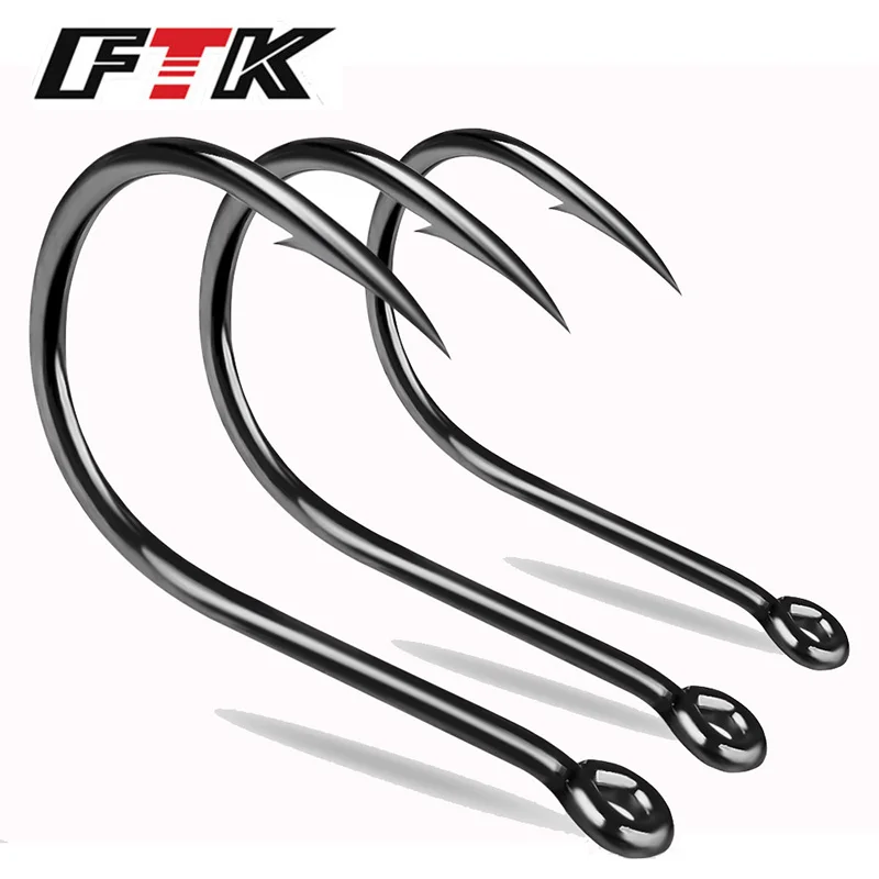 FTK 100Pcs/Box Fishing Hook Iseama Circle Carp Barbed FishHook High Carbon Ring Eye Japan Single Jig Hook Accessories
FTK 100Pcs/Box Fishing Hook Iseama Circle Carp Barbed FishHook High Carbon Ring Eye Japan Single Jig Hook Accessories