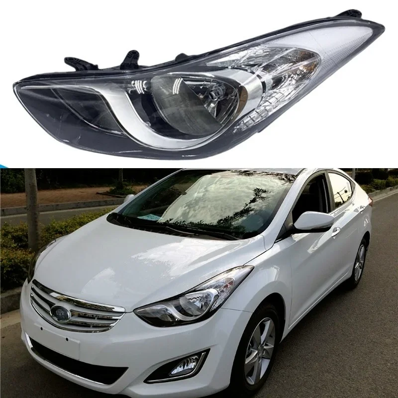 

For Hyundai ELANTRA headlight assembly 2012 -2015 ELANTRA headlight low beam and high beam turn signal electric adjustment