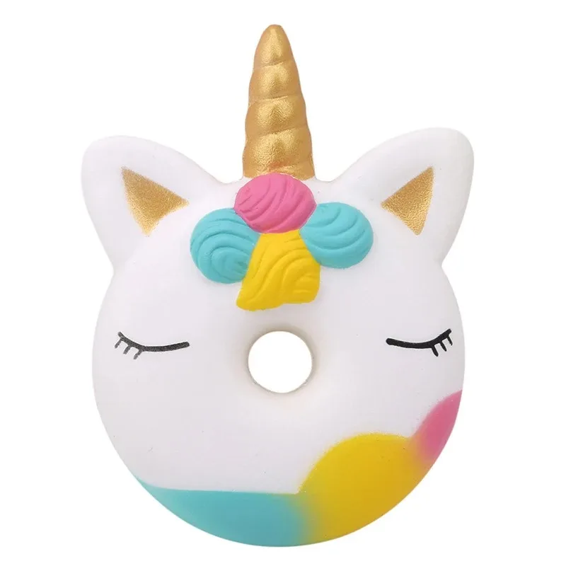 

Jumbo Kawaii Unicorn Donut Squishy Cake Bread Cream Scented Slow Rising Squeeze Toy Kids Xmas Birthday Gift 13*9 CM Squeeze Toy