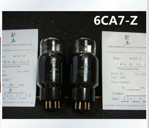 

Dawning Treasures 6CA7-Z/EL34/Kt77 Electronic Tube Collection Edition, original factory test pairing.