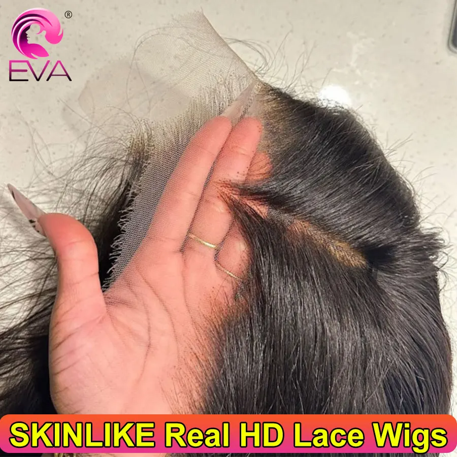 

Eva Hair HD Wig Pre Plucked 13x6 13x4 HD Lace Frontal Wig Invisible HD Lace Closure Wigs 5x5 6x6 7x7 Glueless Wig Ready To Wear