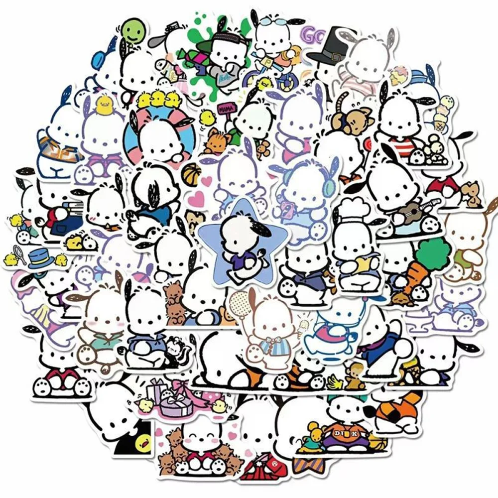 10/30/50pcs Funny Sanrio Pochacco Anime Stickers Cute Cartoon Graffiti Decals Phone Stationery Suitcase Waterproof Sticker Decor
10/30/50pcs Funny Sanrio Pochacco Anime Stickers Cute Cartoon Graffiti Decals Phone Stationery Suitcase Waterproof Sticker Decor