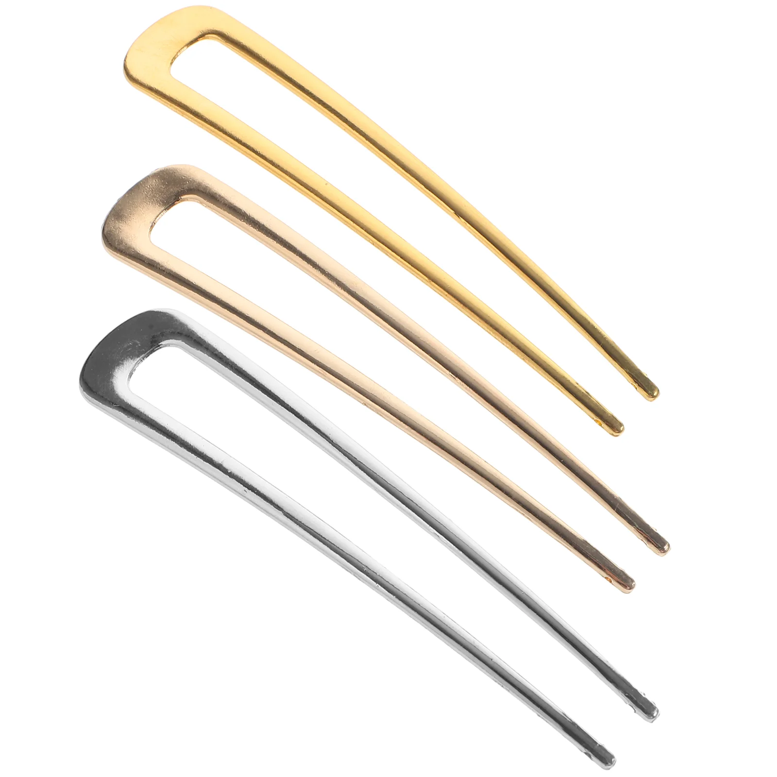 3 Pcs Women's Hairpin Pins U Shaped Bun Vintage French Accessories Metal for Thick Bride
3 Pcs Women's Hairpin Pins U Shaped Bun Vintage French Accessories Metal for Thick Bride
