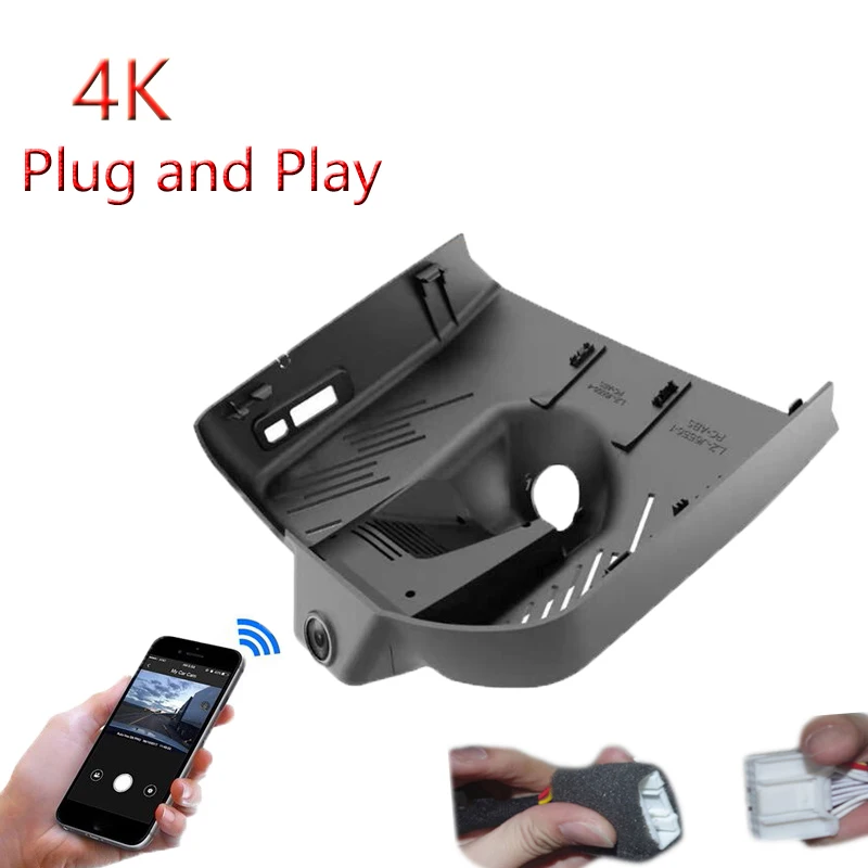 

4K Plug And Play For Geely LYNK&CO 02 Lingke 2022 2023 Car Wifi DVR Video Recorder Black Box Dash Cam Camera